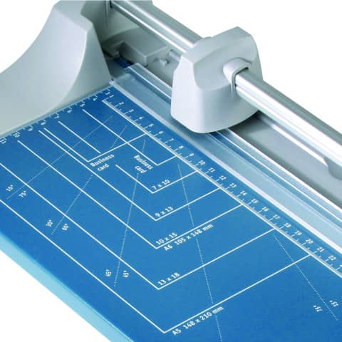 Taglierina a rullo Dahle Hobby con pressino automatico max 6 fogli - luce 460-0,6 mm blu - R900508